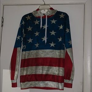 American flag hoodie